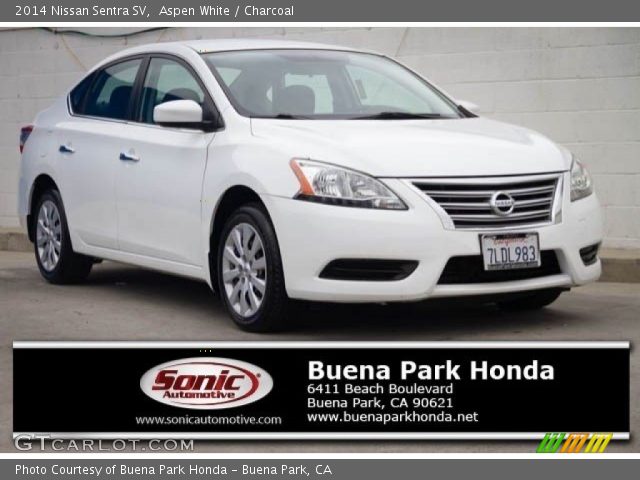 2014 Nissan Sentra SV in Aspen White