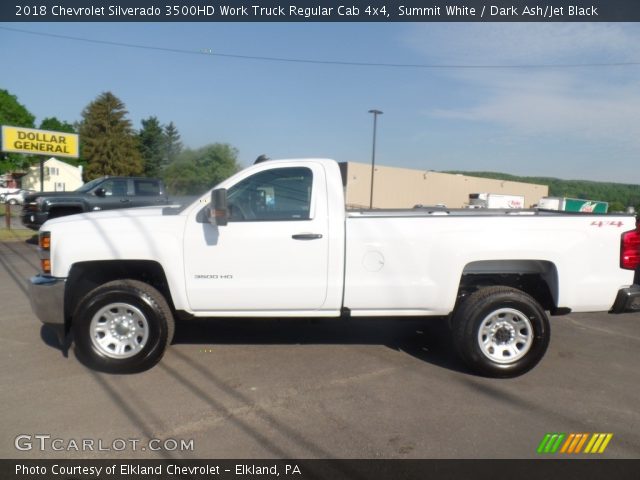 2018 Chevrolet Silverado 3500HD Work Truck Regular Cab 4x4 in Summit White