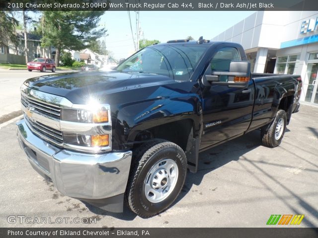 2018 Chevrolet Silverado 2500HD Work Truck Regular Cab 4x4 in Black