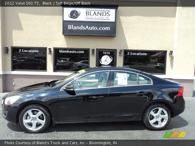 2012 Volvo S60 T5 in Black