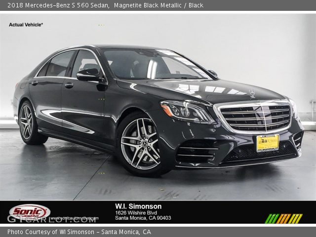 2018 Mercedes-Benz S 560 Sedan in Magnetite Black Metallic