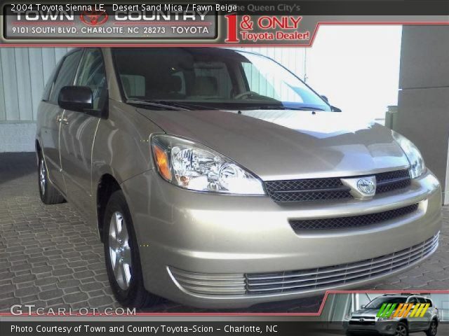 2004 Toyota Sienna LE in Desert Sand Mica