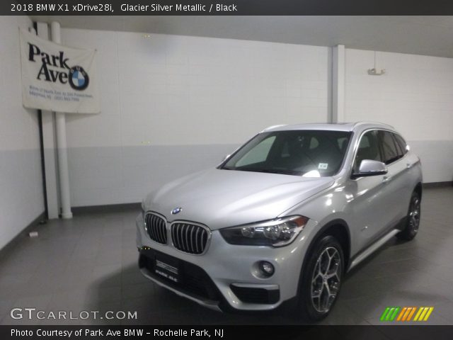 2018 BMW X1 xDrive28i in Glacier Silver Metallic