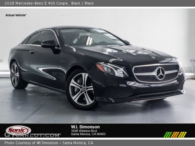 2018 Mercedes-Benz E 400 Coupe in Black