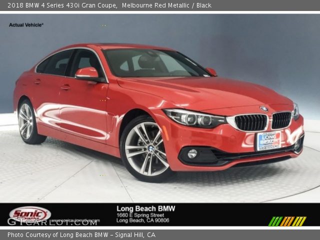 2018 BMW 4 Series 430i Gran Coupe in Melbourne Red Metallic