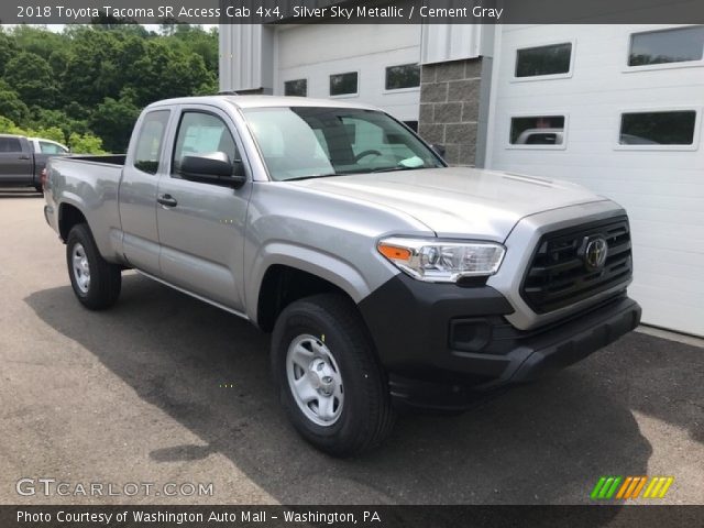 2018 Toyota Tacoma SR Access Cab 4x4 in Silver Sky Metallic