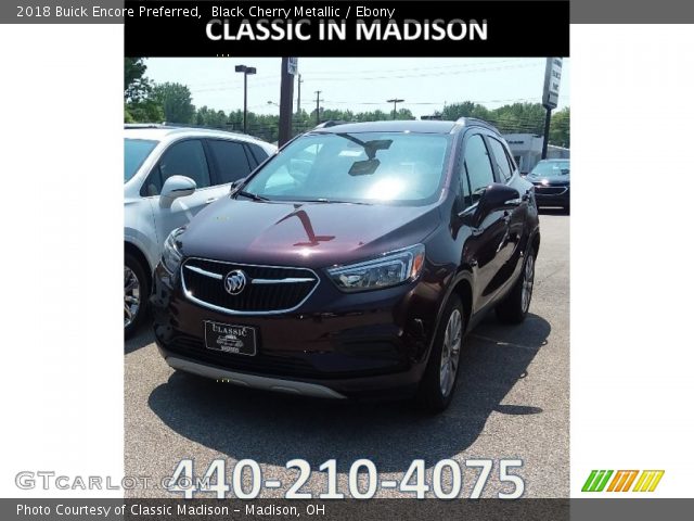 2018 Buick Encore Preferred in Black Cherry Metallic