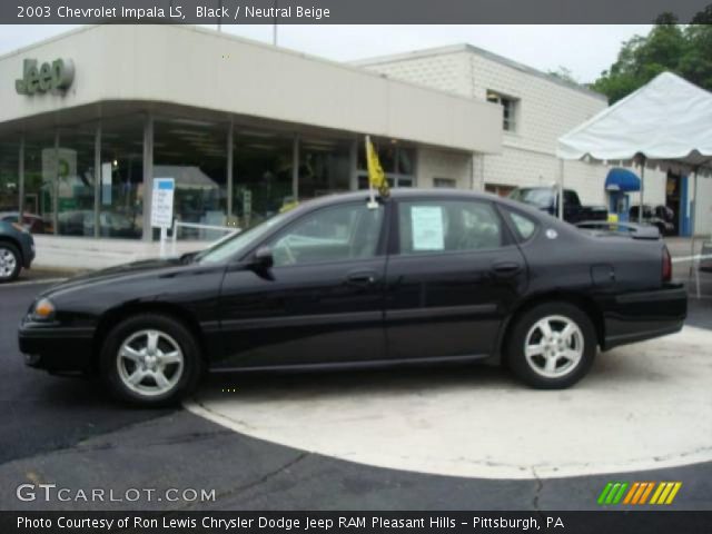 2003 Chevrolet Impala LS in Black