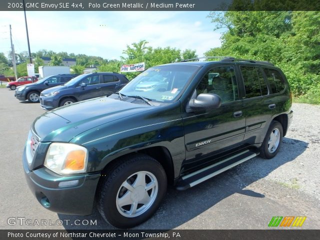 2002 GMC Envoy SLE 4x4 in Polo Green Metallic