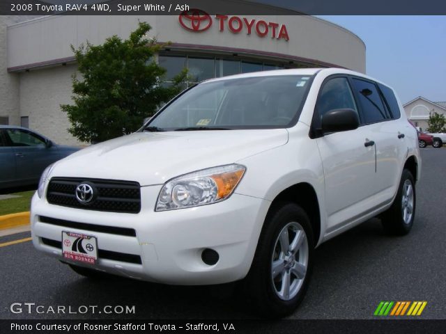 2008 Toyota RAV4 4WD in Super White