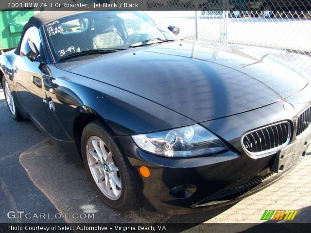 2003 BMW Z4 3.0i Roadster in Jet Black