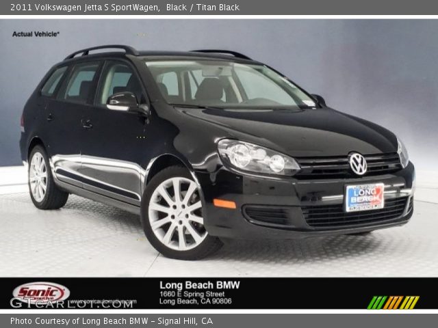 2011 Volkswagen Jetta S SportWagen in Black