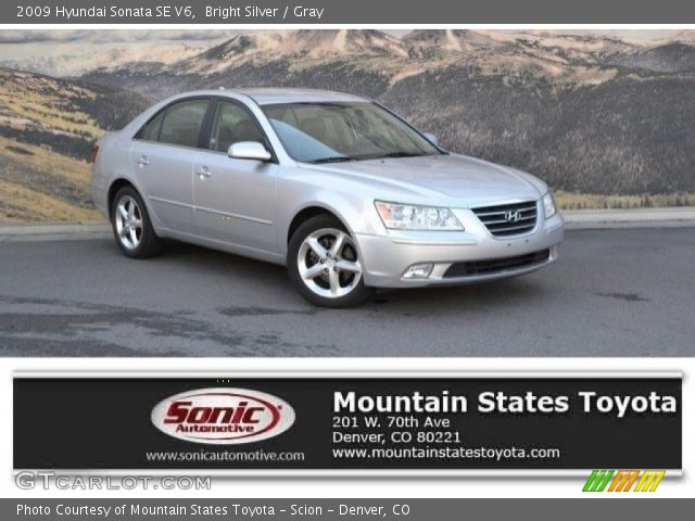 2009 Hyundai Sonata SE V6 in Bright Silver