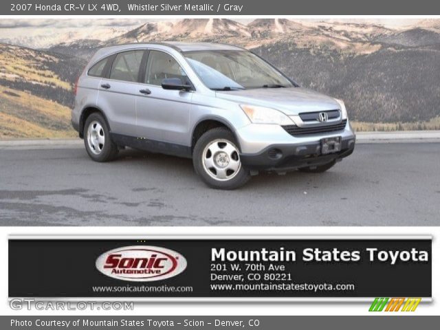 2007 Honda CR-V LX 4WD in Whistler Silver Metallic