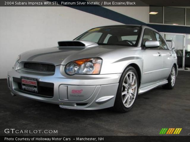 2004 Subaru Impreza WRX STi in Platinum Silver Metallic