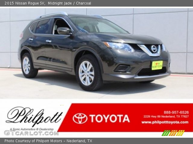 2015 Nissan Rogue SV in Midnight Jade