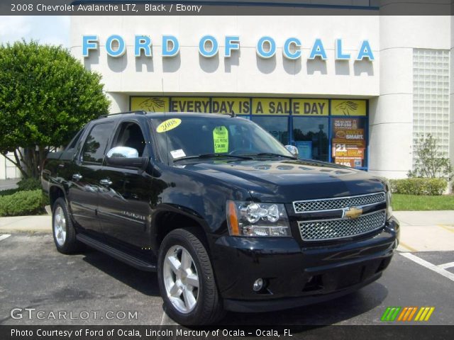2008 Chevrolet Avalanche LTZ in Black