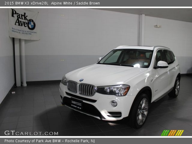 2015 BMW X3 xDrive28i in Alpine White