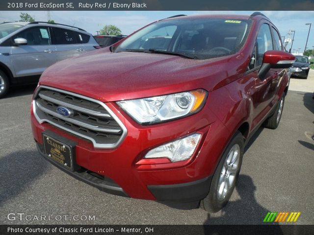 2018 Ford EcoSport SE in Ruby Red