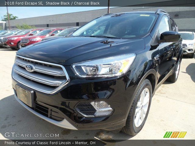 2018 Ford Escape SE in Shadow Black