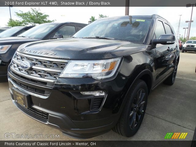 2018 Ford Explorer XLT 4WD in Shadow Black