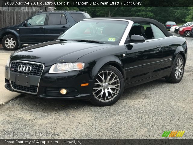 2009 Audi A4 2.0T quattro Cabriolet in Phantom Black Pearl Effect