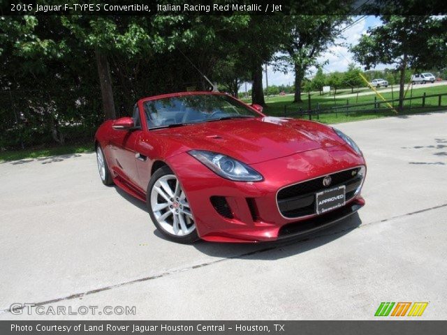 2016 Jaguar F-TYPE S Convertible in Italian Racing Red Metallic