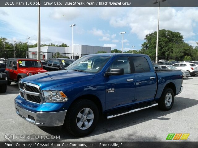 2018 Ram 1500 SLT Crew Cab in Blue Streak Pearl