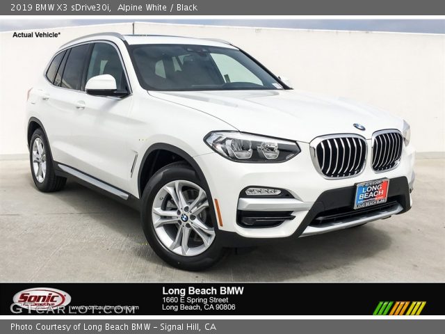 2019 BMW X3 sDrive30i in Alpine White