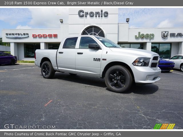 2018 Ram 1500 Express Crew Cab in Bright Silver Metallic