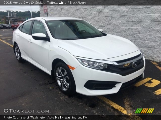 2018 Honda Civic LX Sedan in Taffeta White