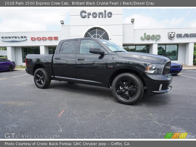 2018 Ram 1500 Express Crew Cab in Brilliant Black Crystal Pearl