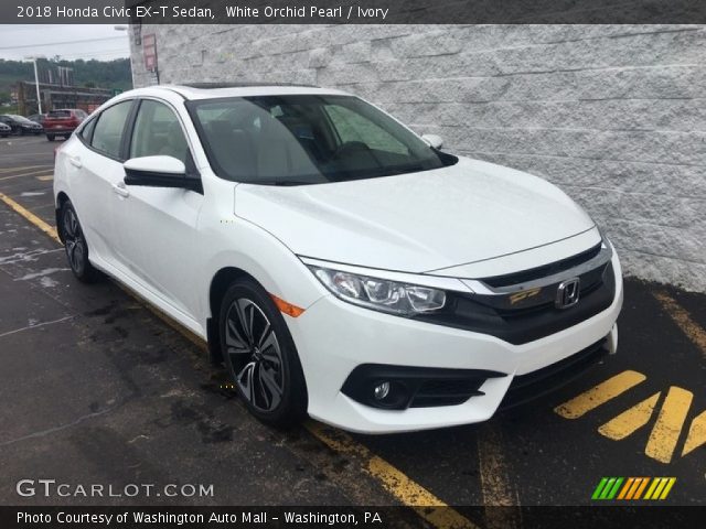 2018 Honda Civic EX-T Sedan in White Orchid Pearl