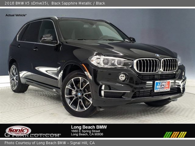 2018 BMW X5 sDrive35i in Black Sapphire Metallic