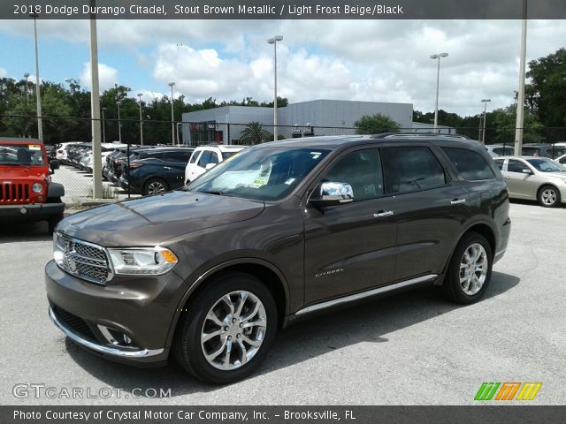 2018 Dodge Durango Citadel in Stout Brown Metallic