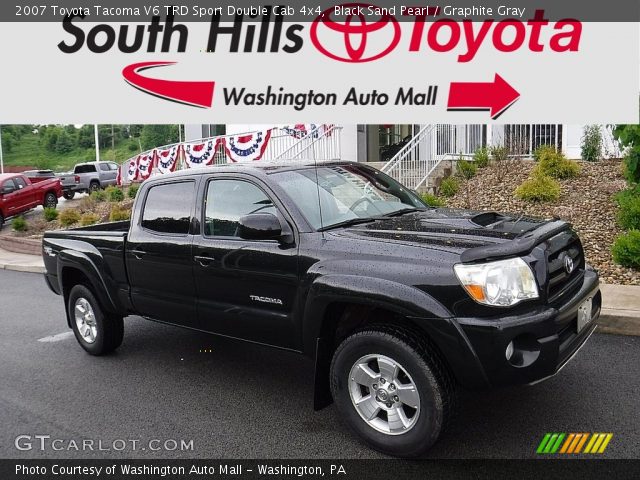 2007 Toyota Tacoma V6 TRD Sport Double Cab 4x4 in Black Sand Pearl