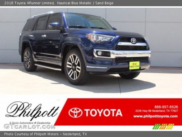 2018 Toyota 4Runner Limited in Nautical Blue Metallic