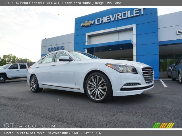 2017 Hyundai Genesis G80 RWD in Casablanca White