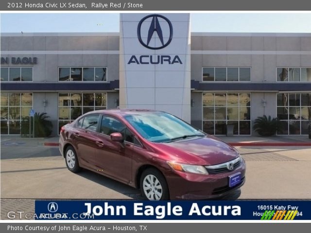 2012 Honda Civic LX Sedan in Rallye Red