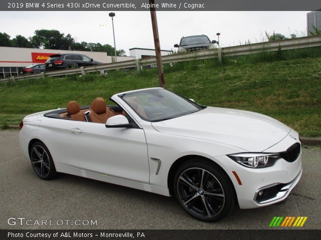 2019 BMW 4 Series 430i xDrive Convertible in Alpine White