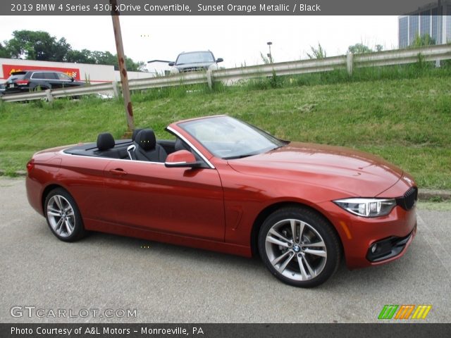 2019 BMW 4 Series 430i xDrive Convertible in Sunset Orange Metallic
