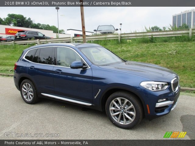 2018 BMW X3 xDrive30i in Phytonic Blue Metallic