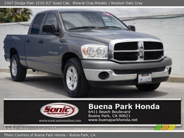 2007 Dodge Ram 1500 SLT Quad Cab in Mineral Gray Metallic