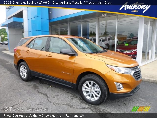 2018 Chevrolet Equinox LS AWD in Orange Burst Metallic