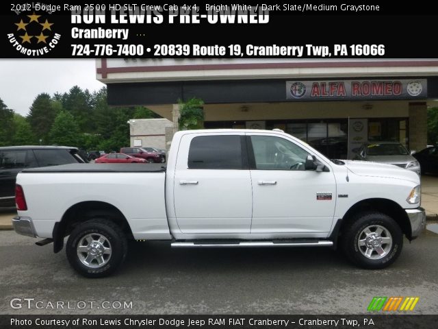 2012 Dodge Ram 2500 HD SLT Crew Cab 4x4 in Bright White
