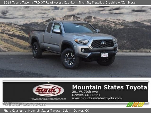 2018 Toyota Tacoma TRD Off Road Access Cab 4x4 in Silver Sky Metallic