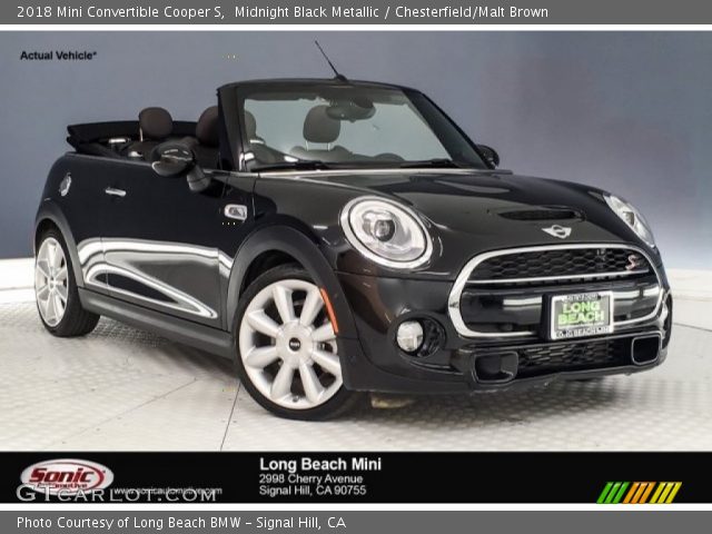 2018 Mini Convertible Cooper S in Midnight Black Metallic