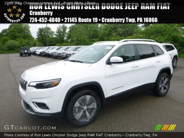 2019 Jeep Cherokee Limited 4x4 in Bright White