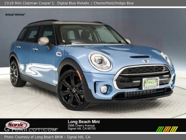 2018 Mini Clubman Cooper S in Digital Blue Metallic