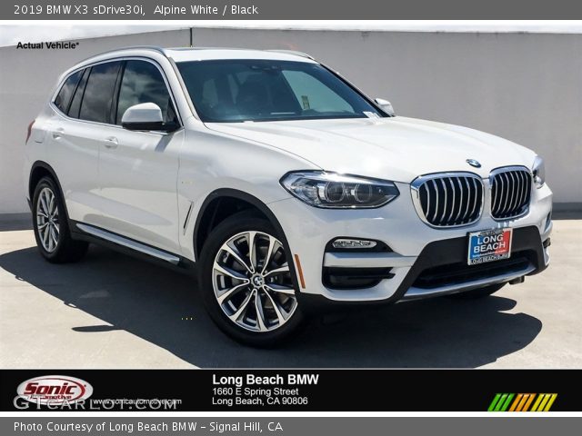 2019 BMW X3 sDrive30i in Alpine White